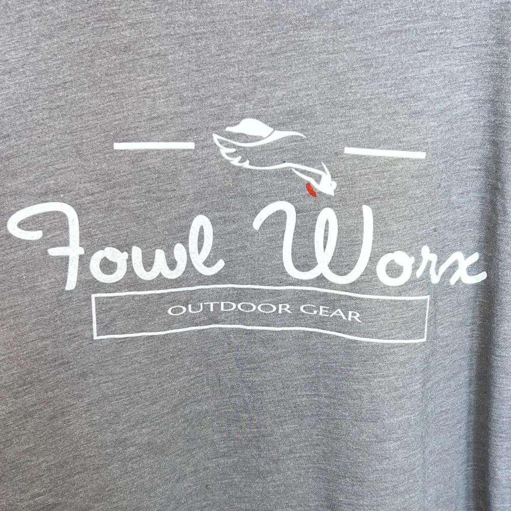 Fowl Worx Gray short sleeve tee - Picture 5 of 5
